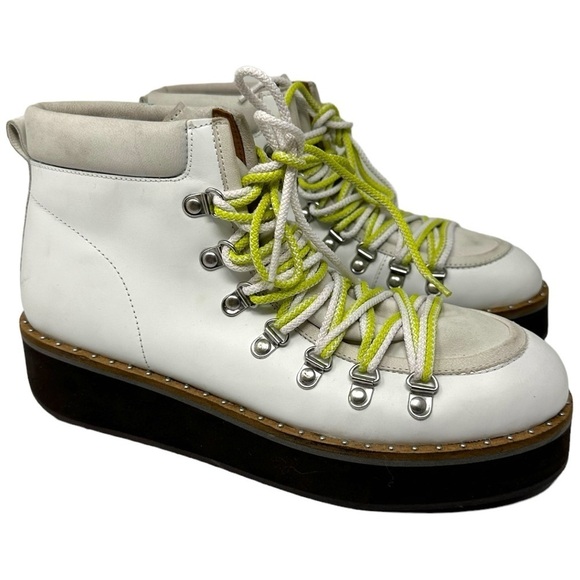 Free People Durango Hiker Boot in White 41 10 US - Picture 1 of 12